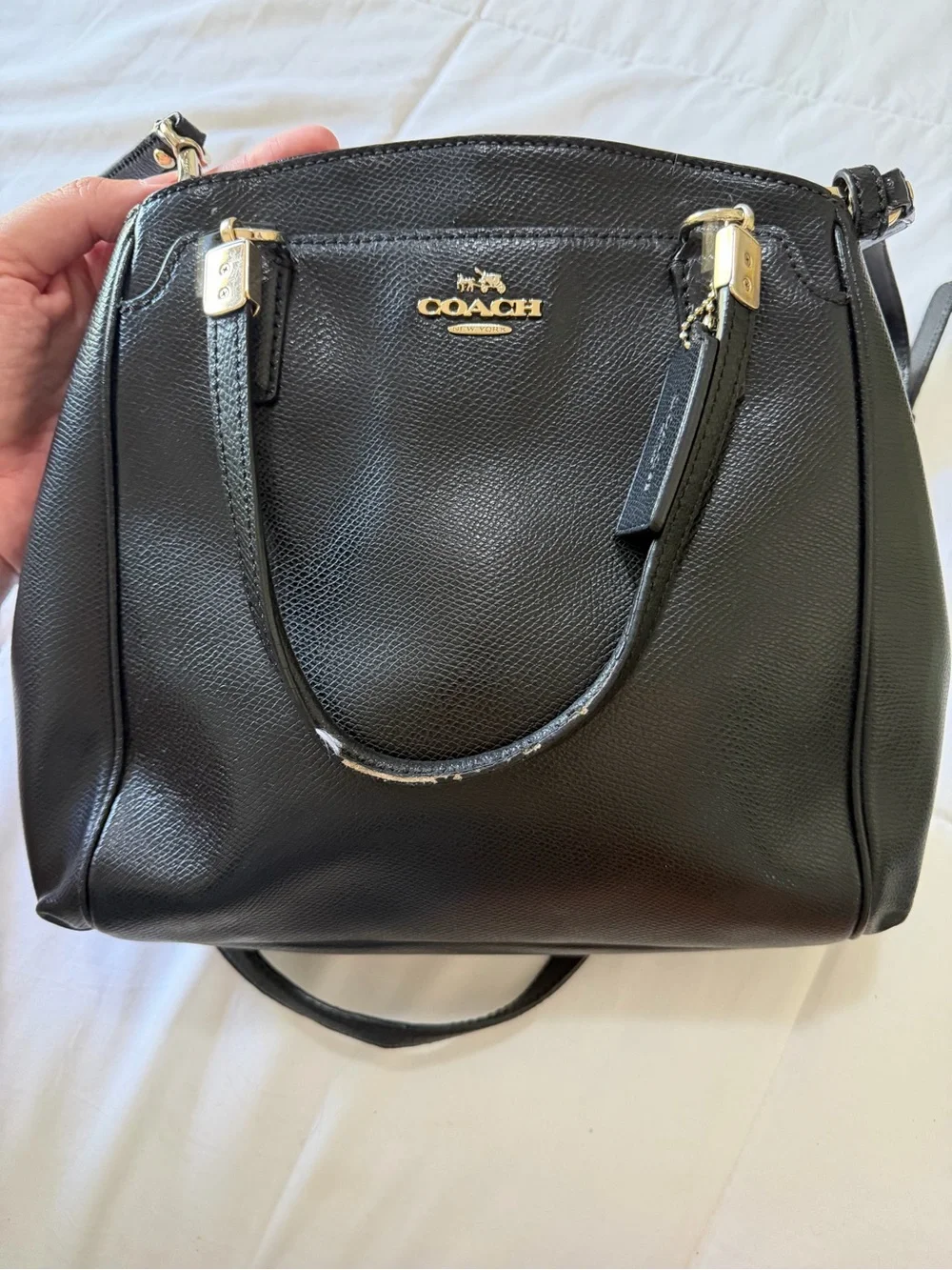 COACH Minetta Leather Crossbody Handbag F57847